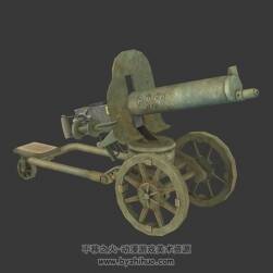 馬克沁重機槍 游戲模型