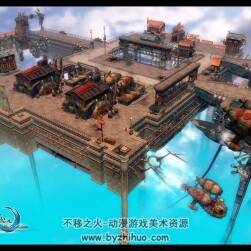 零紀元 場景概念原畫 游戲場景素材