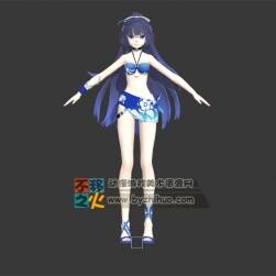 長發(fā) 美少女 泳裝 模型