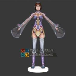 中國(guó) 古裝 絕代雙驕 美女 鐵心蘭模型