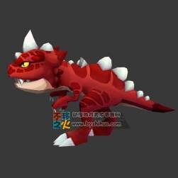 紅暴龍 max模型 帶動(dòng)作