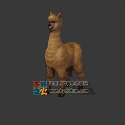 發(fā)現(xiàn)一只沒有顏值的羊駝 Max模型