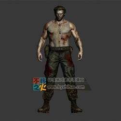 金剛狼 英雄 大叔 模型