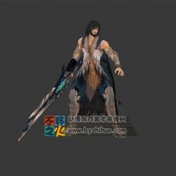 短發(fā)巨劍戰(zhàn)士模型