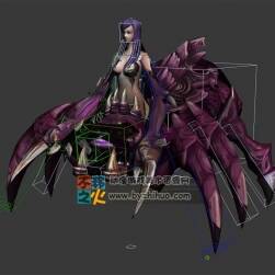 美女性感蜘蛛精模型