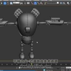 High Poly Robot Modeling For Games in 3ds Max 高精度機(jī)器人建模教程