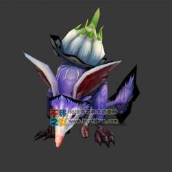 背著大蒜的長耳跳鼠 Max模型