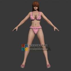 少女 比基尼 泳裝美女模型