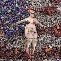 胖妞 美國 麗人 鈔票 模型