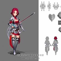 龍將原畫設(shè)計(jì) 偏Q版三國(guó)武將