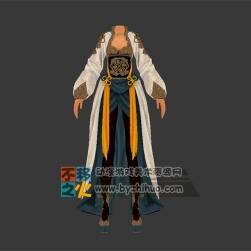 東方風古裝外觀女體模型