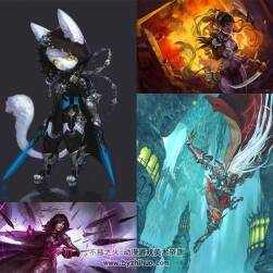 刺客類角色原畫(huà)  忍者/盜賊/殺手 人設(shè)原畫(huà)素材 2085P