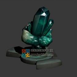 碧色水晶 OBJ模型