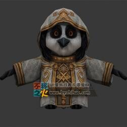 熊貓眼鳥法師模型