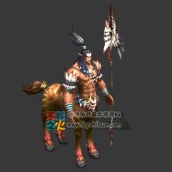 妖怪 士兵 部落 男人馬模型