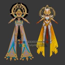 王者榮耀 女媧[尼羅河女神][至高創(chuàng)世] 3D模型