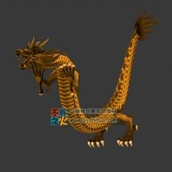 五爪金龍 Max模型