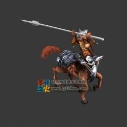 攻擊中的人馬獸 Max模型