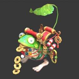 鐵皮青蛙坐騎 Max模型