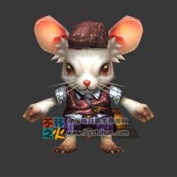 老鼠 可愛 偵探 模型