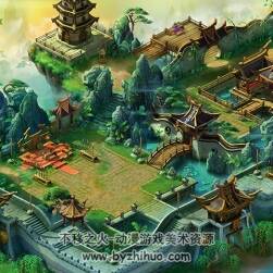 【封神】場(chǎng)景地圖 3渲2游戲地圖資源 30P