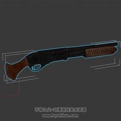 sawed off 散彈槍 游戲模型