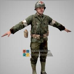 次世代戰(zhàn)士醫(yī)療士兵模型