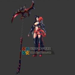 美女 御姐 單馬尾 戰(zhàn)士模型