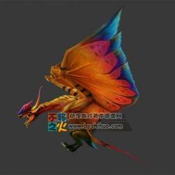雙翼彩羽飛龍 Max模型