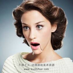 角色肖像原畫 表情參考圖包 1008P