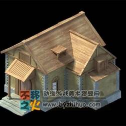 鄉(xiāng)村小屋模型