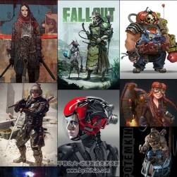 機(jī)甲傭兵科幻機(jī)械角色原畫(huà) 設(shè)定參考圖集 6012P