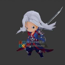 可愛 三國 曹仁模型