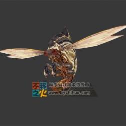 一只變異的胡蜂模型