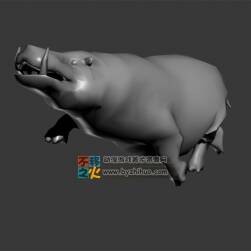 Hippopotamus 河馬 Max模型 含全套動(dòng)作