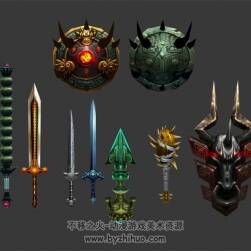 幾把仙俠武器模型