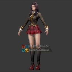 美女 學生 女主角 模型