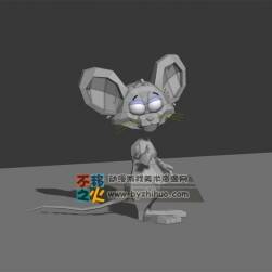 含骨骼的老鼠 Max模型