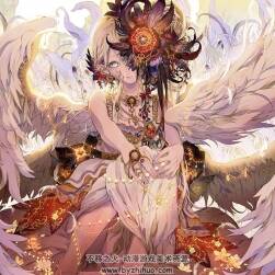 月岡月穂 精美華麗插畫(huà)圖集 51P