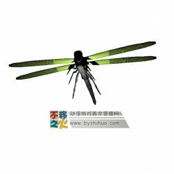 簡化蜻蜓 3DS模型