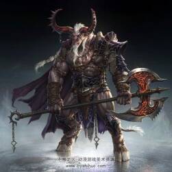 游戲角色素材 戰(zhàn)士類原畫參考 918P