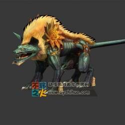 怪獸 妖狼 四腳獸模型