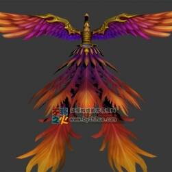彩羽鳳鳥 Max模型
