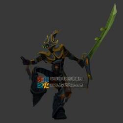 英雄聯(lián)盟LOL 無極劍圣 易大師 fbx游戲模型 帶動作