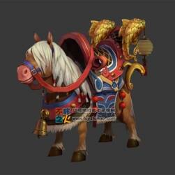 短腿馬坐騎 Max模型
