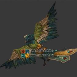 青火鳳凰坐騎 Max模型