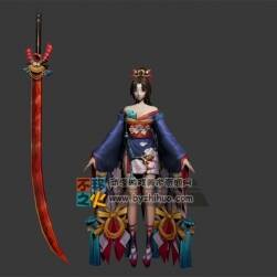 和服 美少女 妖精 模型