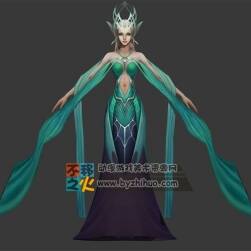 魔法 美女 女法師模型