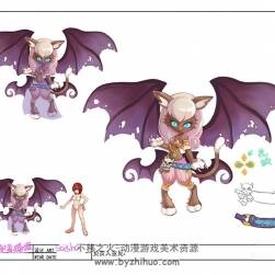 QQ自由幻想 角色場景概念原畫 游戲原畫素材