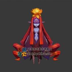 花妖 妖精 紅發(fā) 少女 模型